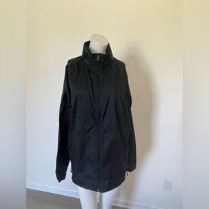 L.L.BEAN rain men black nylon jacket